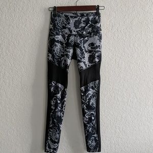 North Face black floral leggings